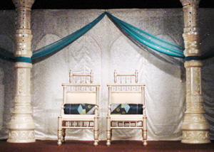 modern indian wedding decor